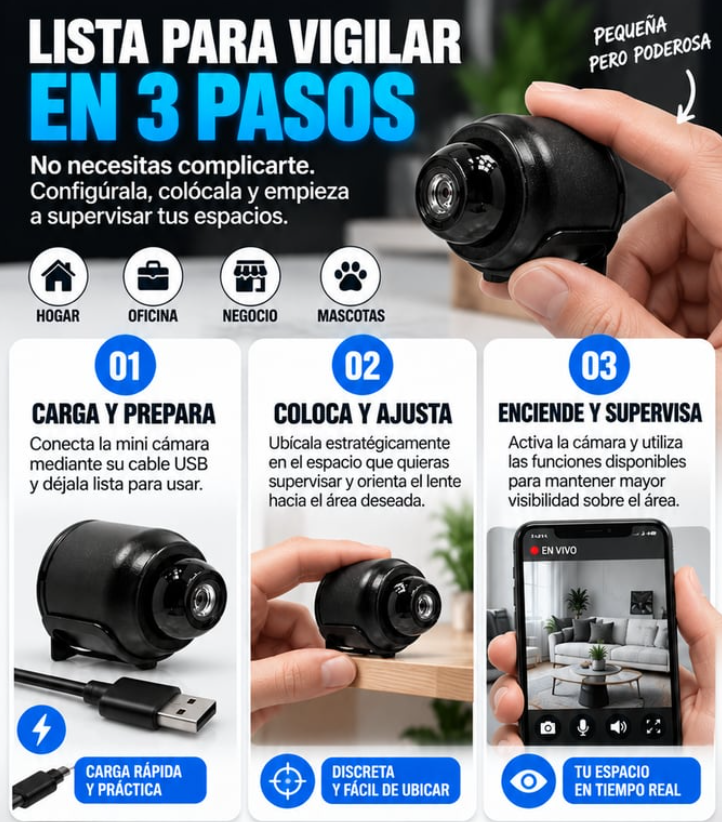 Lista para usar en minutos