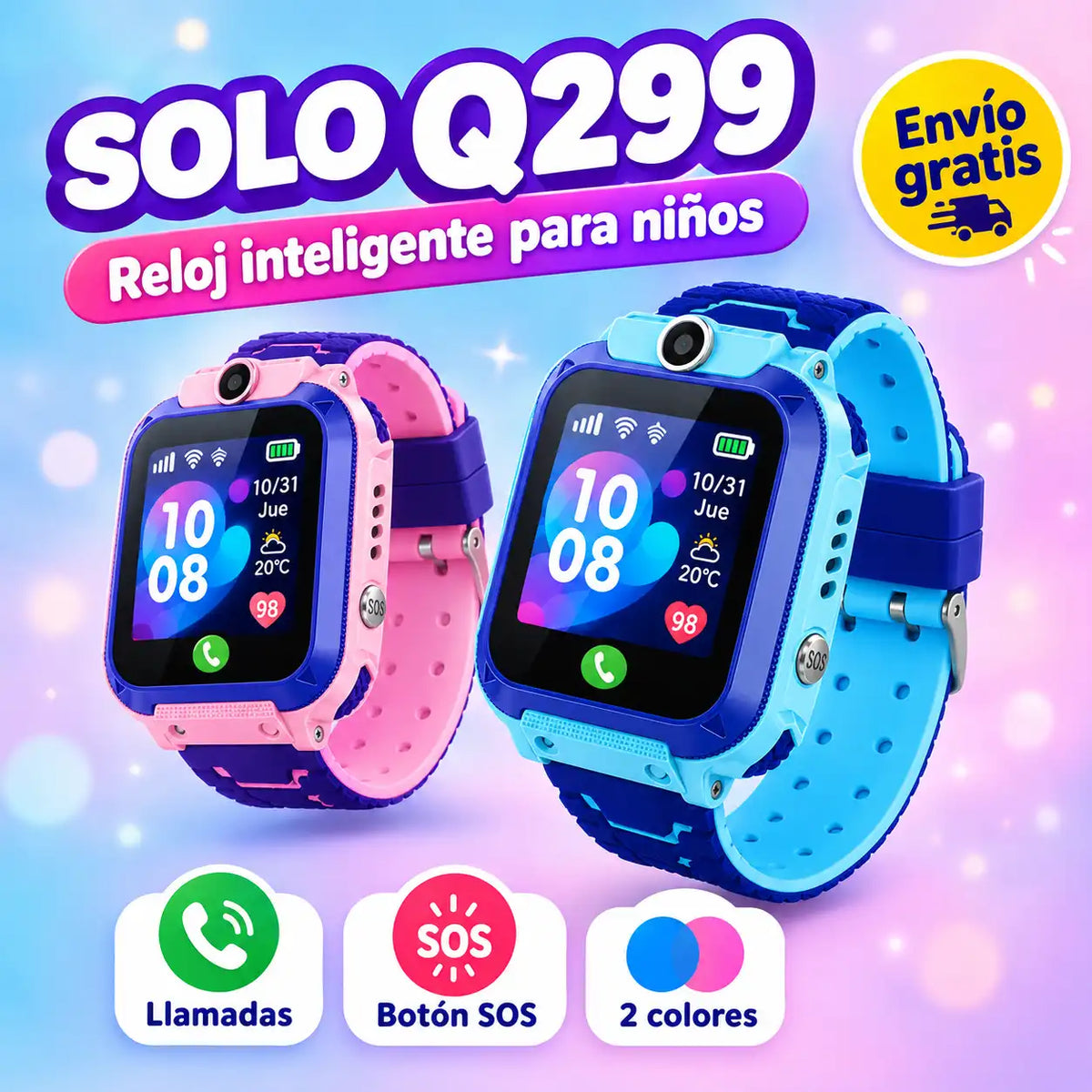 Reloj Inteligente GPS para Niños