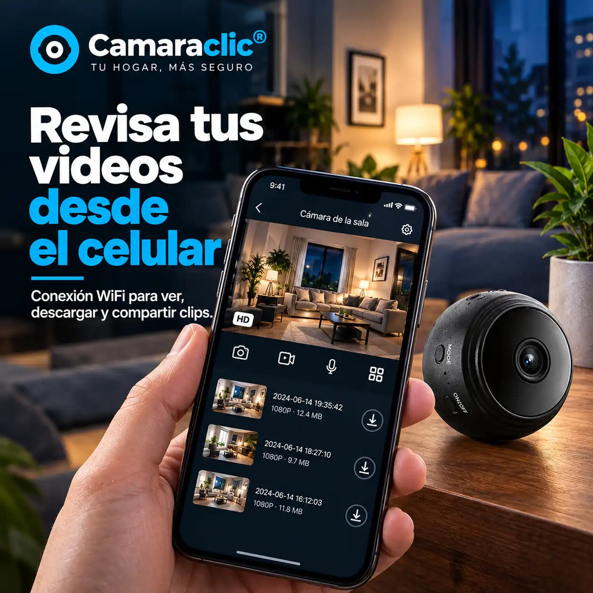 MINI CAMARA ESPIA: su testigo en HD, confiable, portátil y siempre listo, desarrollado en Estados Unidos.