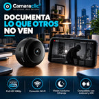 MINI CAMARA ESPIA: su testigo en HD, confiable, portátil y siempre listo, desarrollado en Estados Unidos.