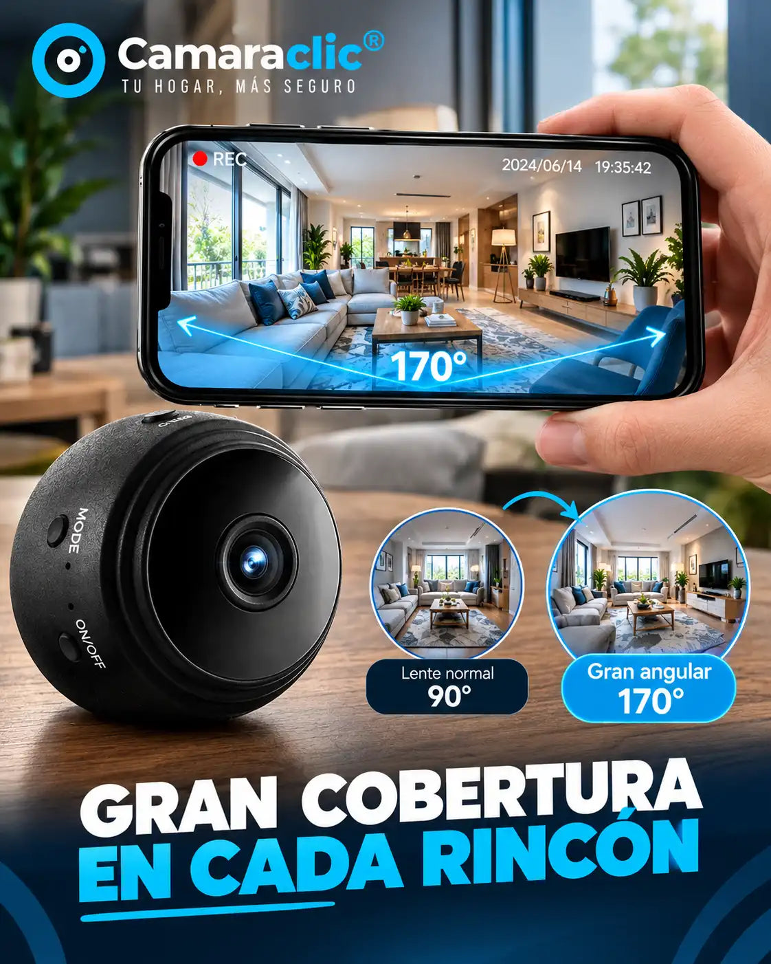MINI CAMARA ESPIA: su testigo en HD, confiable, portátil y siempre listo, desarrollado en Estados Unidos.