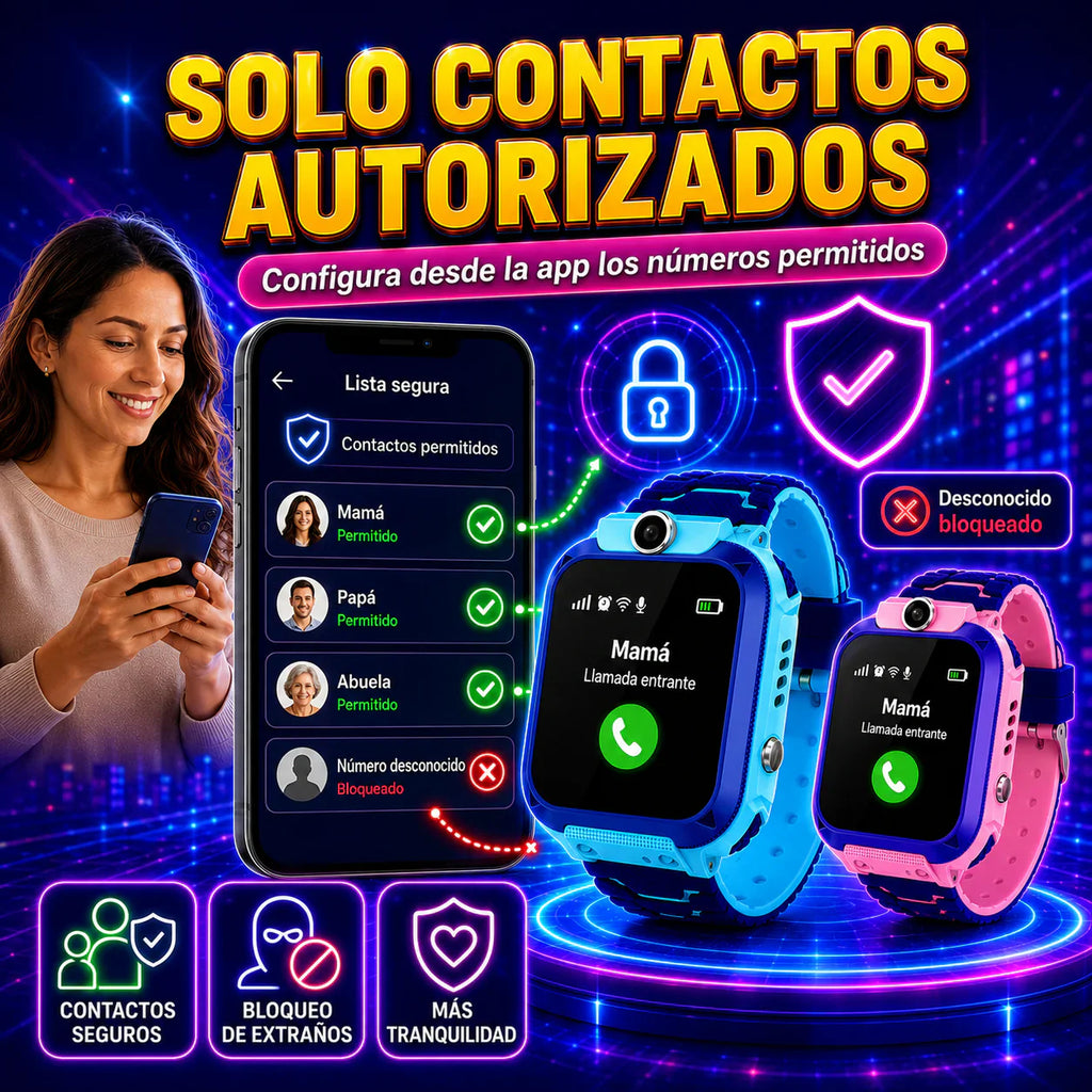 Reloj Inteligente GPS para Niños