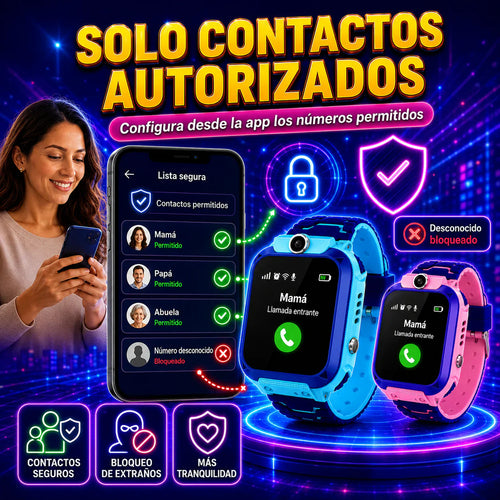 Reloj Inteligente GPS para Niños