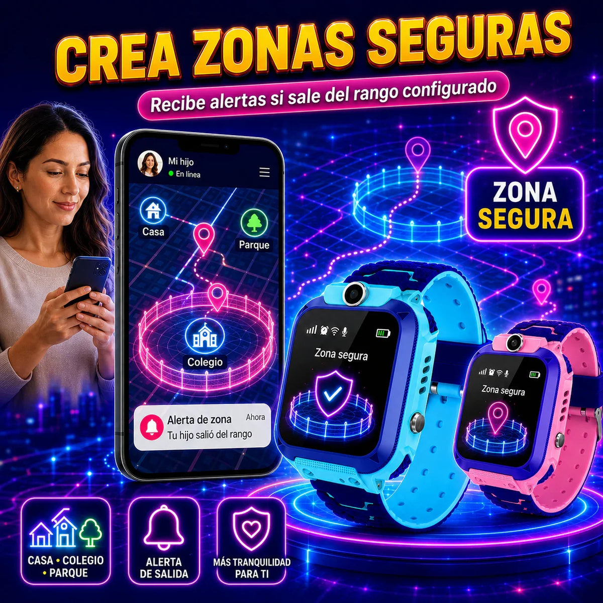 Reloj Inteligente GPS para Niños