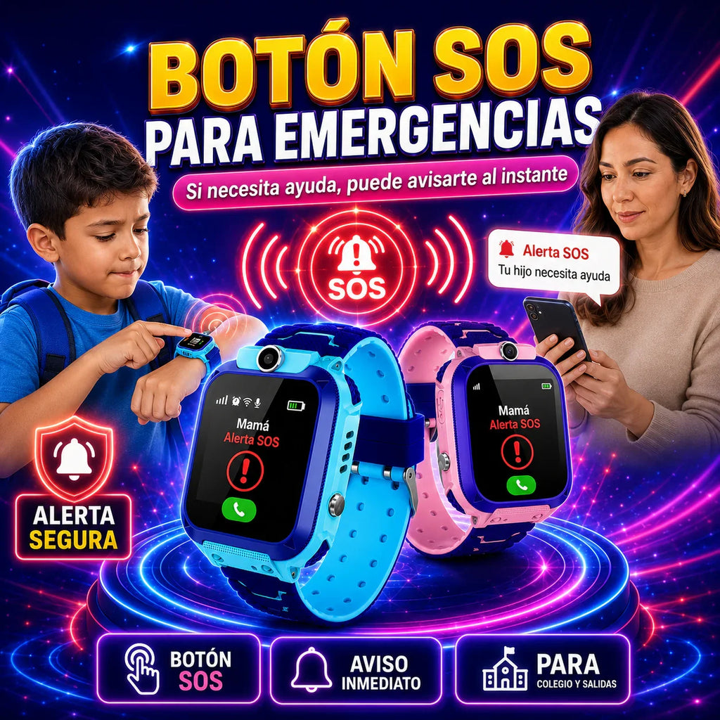 Reloj Inteligente GPS para Niños