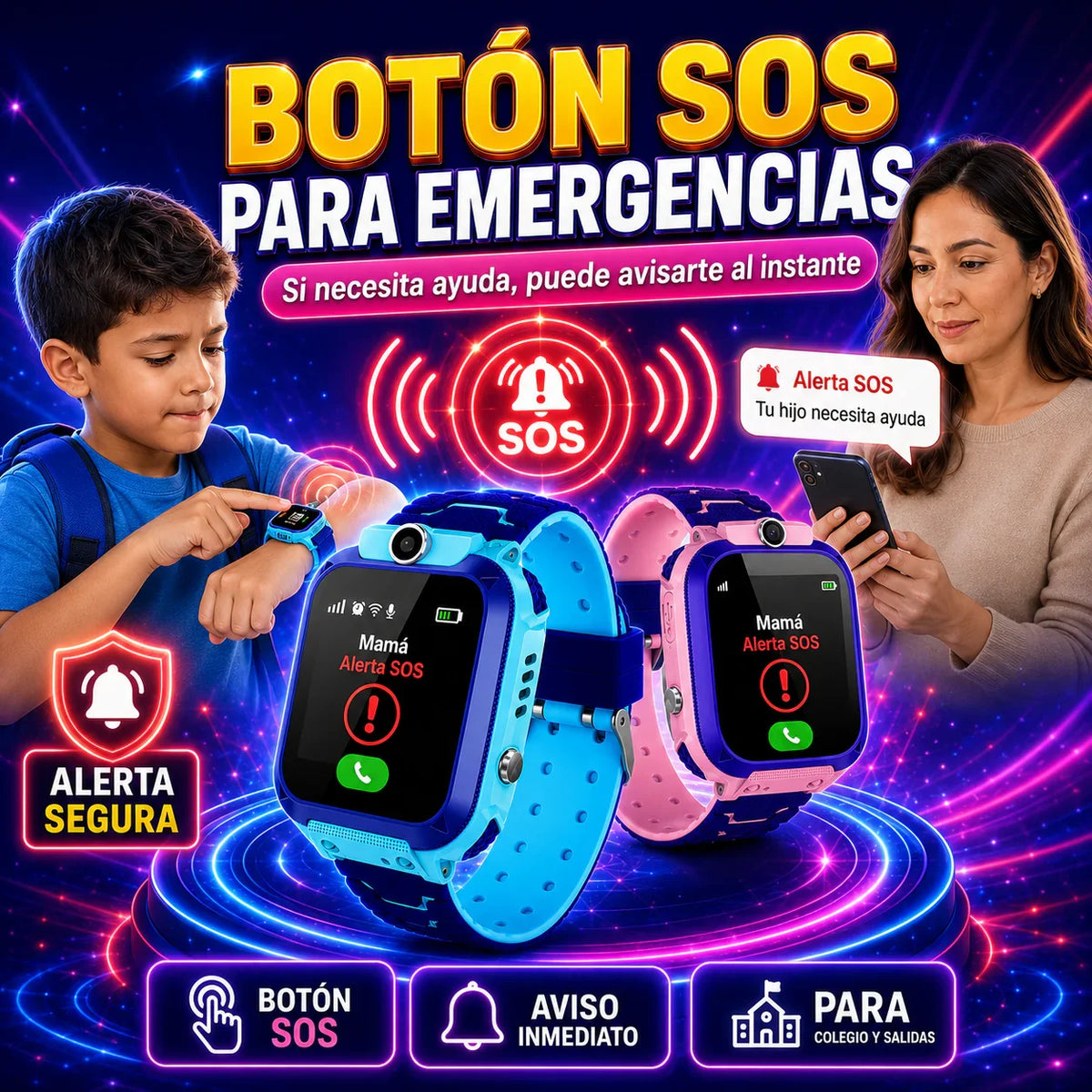 Reloj Inteligente GPS para Niños