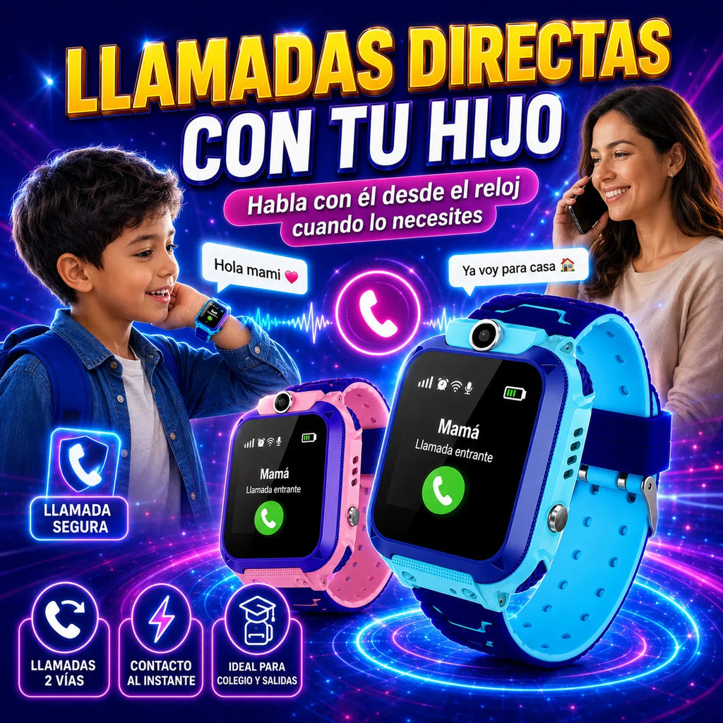 Reloj Inteligente GPS para Niños