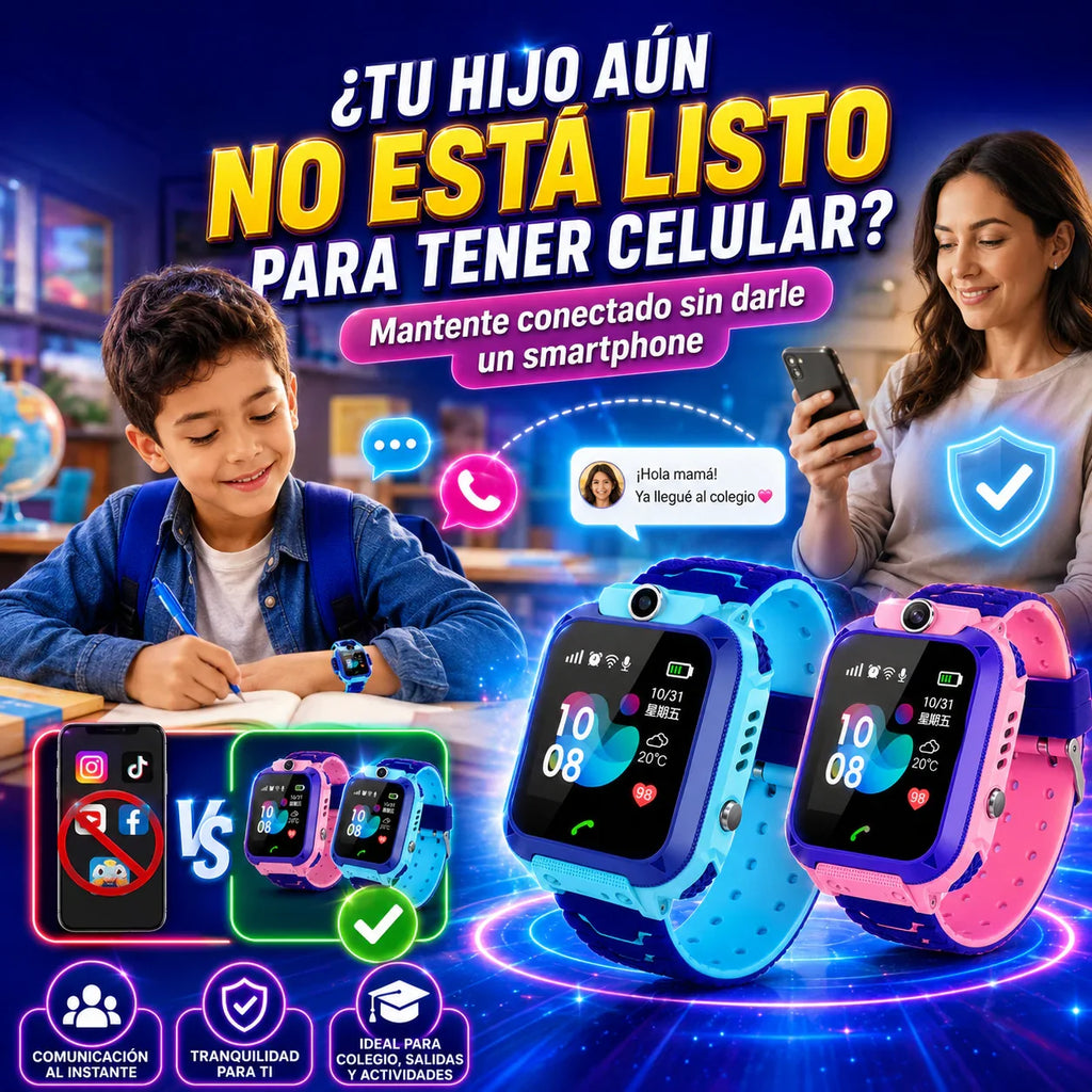 Reloj Inteligente GPS para Niños