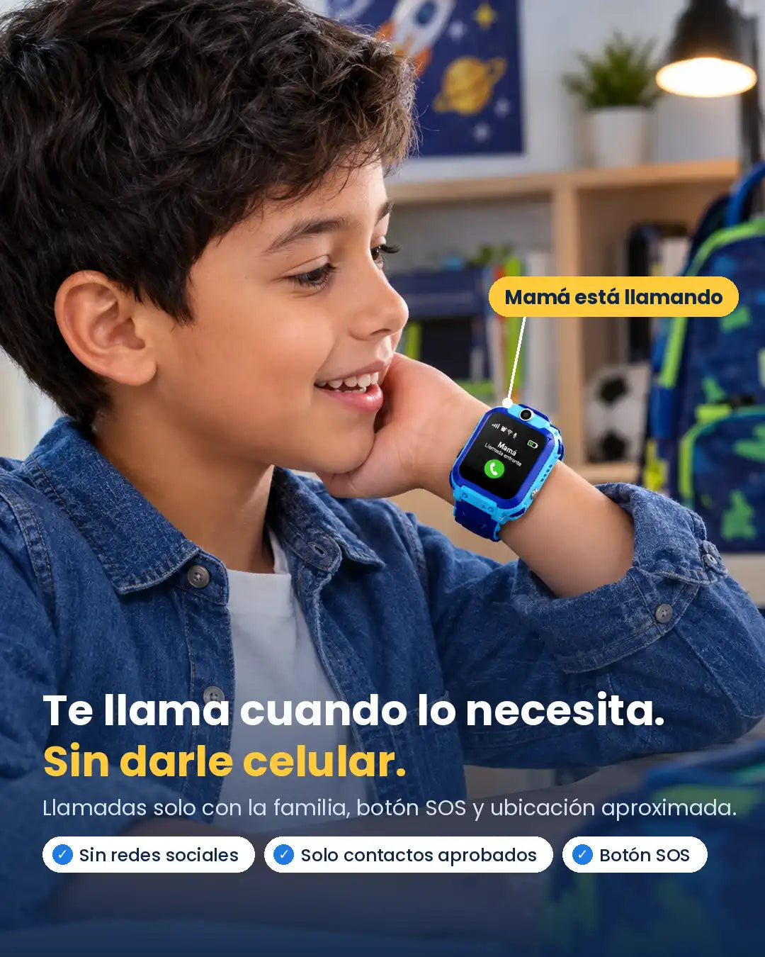 Un reloj que solo hace lo que tu hijo necesita